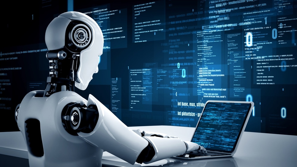 futuristic robot artificial intelligence huminoid ai programming coding futuristic robot artificial intelligence huminoid ai programming coding
